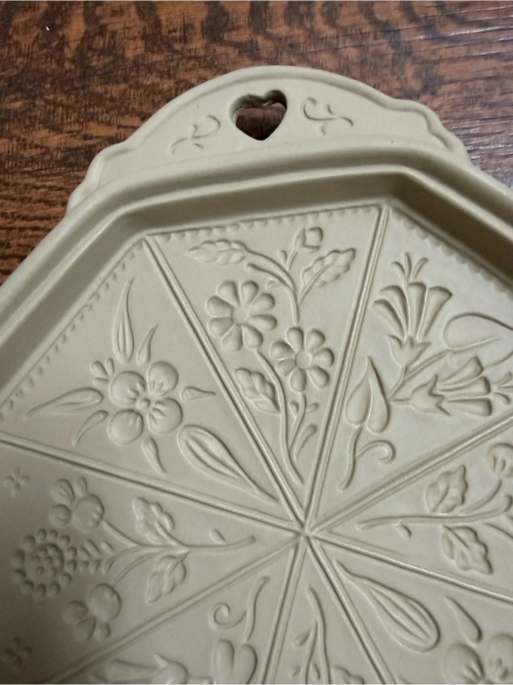 1988 Hill Design Brown Bag Cookie Art Wildflowers Shortbread Pan (Discontinued)